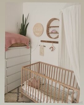 ikea drevena postielka Sniglar