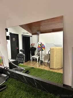 2x zrkadlo 90x70 podlepené , obrusene hrany