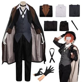 Cosplay kostým Chuuya Nakahara + puzdro na mobil