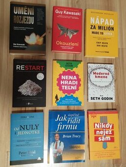 Predám knihy - motivačné, biznis, Kawasaki, Godin, Thiel