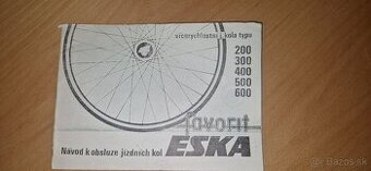Manuál na bycikel eska favorit