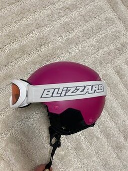 Detská lyžiarska prilba & okuliare