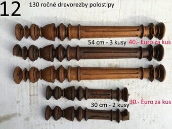 Drevorezby starožitné rok 1870 - 1900