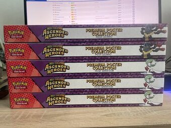 Ascended heroes poster collection x 5