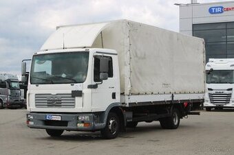 MAN TGL 8.180, EURO 2, HYDRAULICKÉ ČELO, BOČNICE