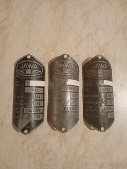 Predám orig.stitky Jawa 550