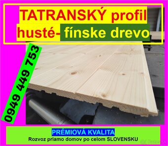 #317 Tatranský profil, fínsky smrek, perodrážka 14×121mm