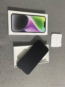 Predám Apple iPhone 14 128GB Black Minimálne Známky
