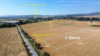 Investičný pozemok 5 306 m² – Šarišské Bohdanovce - KOŠICE