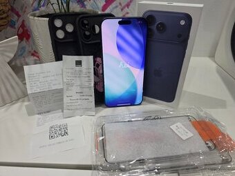 Apple iPhone 17 Pro 256GB Deep Blue, 100% stav Záruka