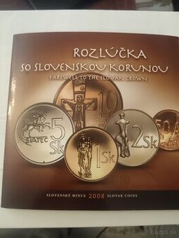 Sada slovenských mincí 2008