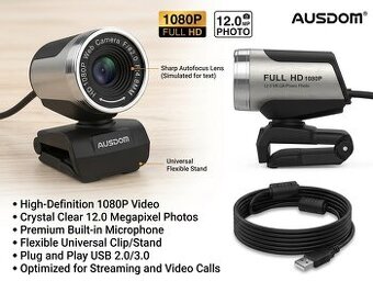 Predám webkameru Ausdom 1080p Stream Webcam