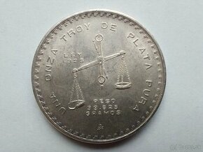 Strieborné mince Mexico, USA - 1