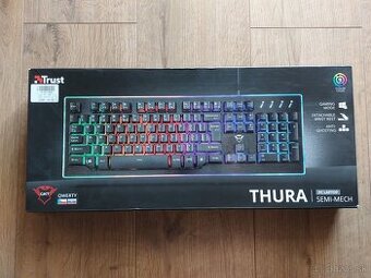 Trust Thura – Polo-mechanická herná klávesnica (ako nová)