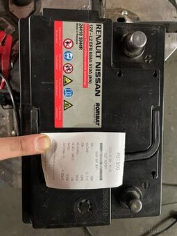 nova autobateria 12V 60ah Efb Renault Nissan