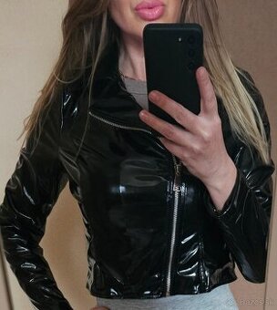 Vinylova bundicka xs