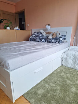 Posteľ 180cm BRIMNES od Ikea