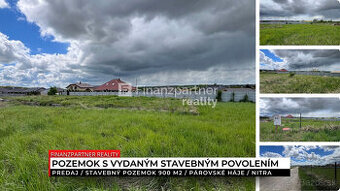 Stavebný pozemok 900 m², Párovské Háje, Nitra+