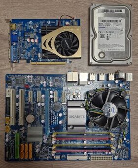 EP43-UD3L 775 Core 2 Duo E7500 HD4650