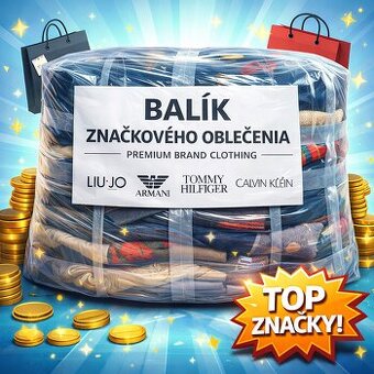 Balík značkového oblečenia