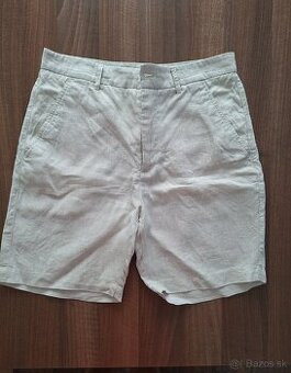 ZARA pánske ľanové kraťasy vel.M