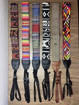 Popruhy na fotoaparát