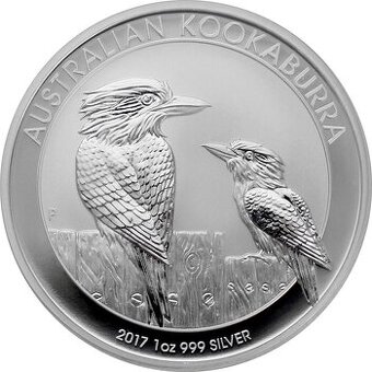 1 oz strieborna minca - Kookaburra 2017
