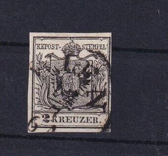 Rakúsko - 1850, ANK 2 , prvá emisia