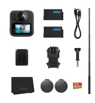 GoPro Max 2 360° + bohaté príslušenstvo