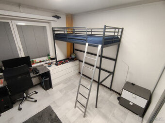 Loftova postel Svarta  IKEA