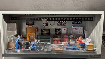 Diorama garáže PlayGo 1:24
