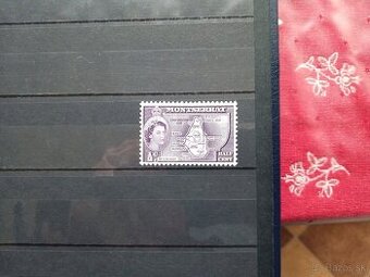 Poštové známky č.915 - Monserat - mapa ostrova