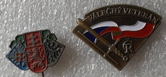 odznaky - legionár, veterán, Varšavská zmluva