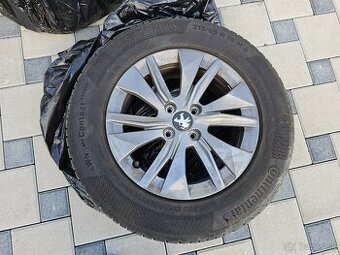 Predám 4 ks 16" Alu diskov Elborn(Peugeot a zimné pneumatik