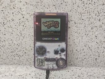 Game Boy Color - Fialová / Violet edition + Wario Land 3