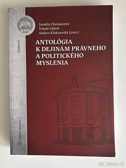 Antológia k dejinám právneho a politického myslenia