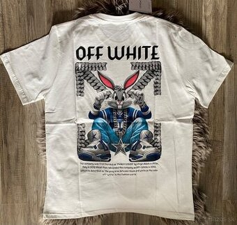 Tričko offwhite xxl