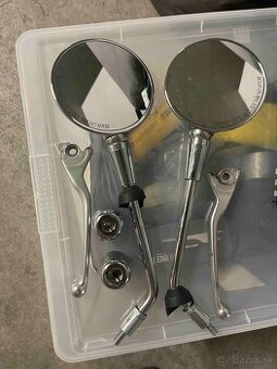 Vespa 2022 - zrkadla, brzdove packy a konce riaditok