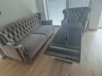 Ponúkam luxusnú sedaciu súpravu 3+2 +2 x kreslo