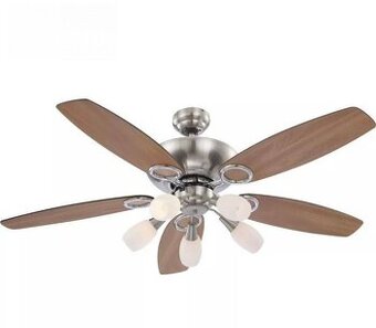 Globo - Stropný ventilátor s osvetlením JERRY 5xE14/40W/230V