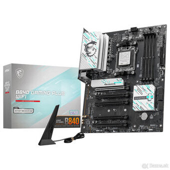 Herná doska MSI B840 GAMING PLUS WIFI, socket AM5, záruka