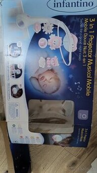 Predám Infantino Hudobný kolotoč s projekciou 3v1 ružový