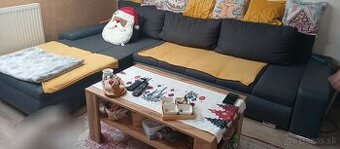 Sedacia súprava - rozkladacia- šedá