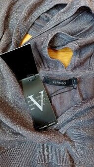 Nové extravagantné koktejlové šaty s visačkou