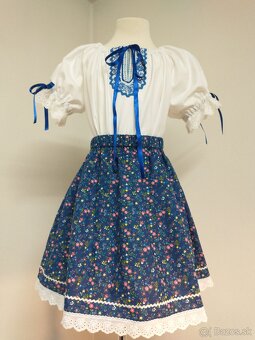 Kroj dievčenský, sukňa a blúzka
