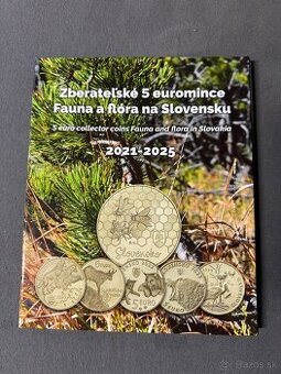 Trojstranny 5€ album plus mince fauna a flora I