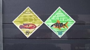 Poštové známky č.146 - Togo - ryby