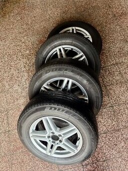 Alu disky mecedes 5x112 + pneu Bridgestone 235/65 r17