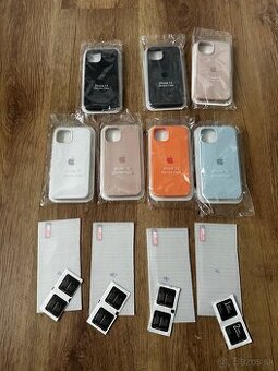 Predám Ochranné sklo a obal na iPhone 13,14