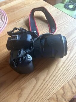 Canon eos80d + sigma art 18-35mm +portretov 50mm objektiv